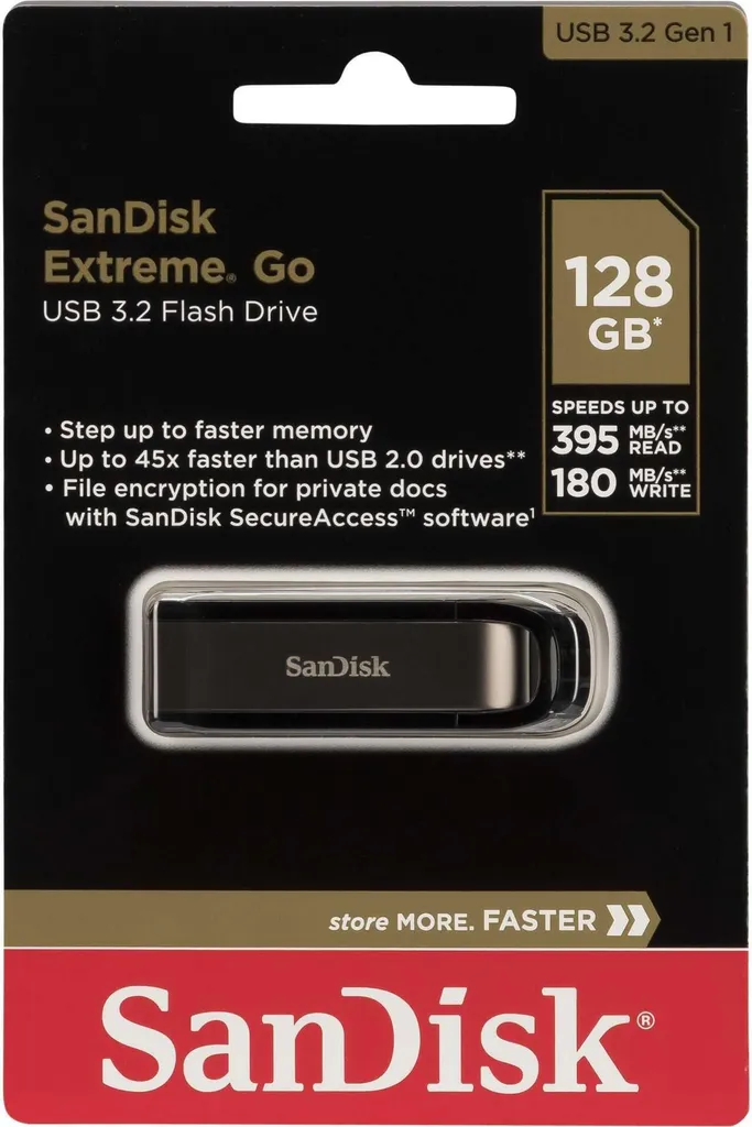 SanDisk Extreme Go 128GB | La Chiavetta USB per Creator e Nomadi Digitali