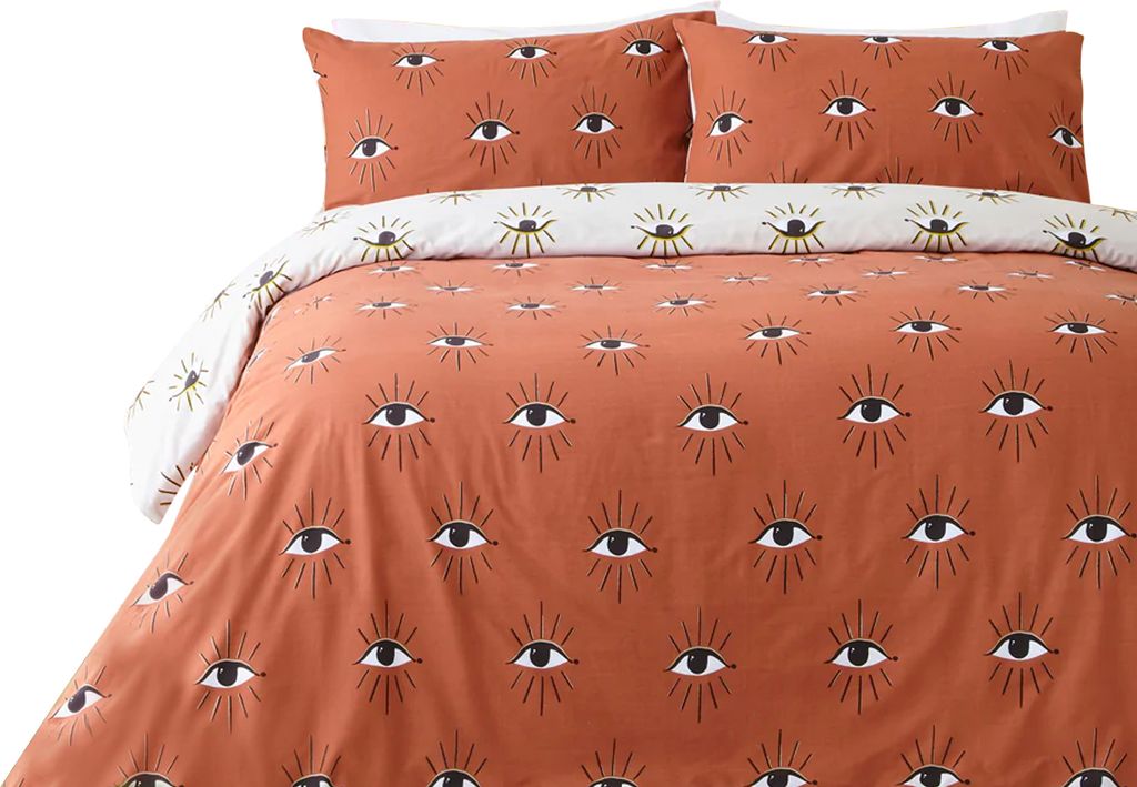 Furn - Auge - Bettwäsche-Set "Theia" RV2453 (Kingsize) (Tonerde-Rosa)