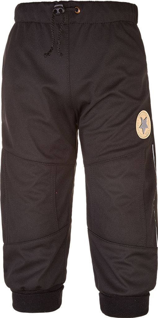 Softshellhose Bündchen STRETCH - schwarz, 116