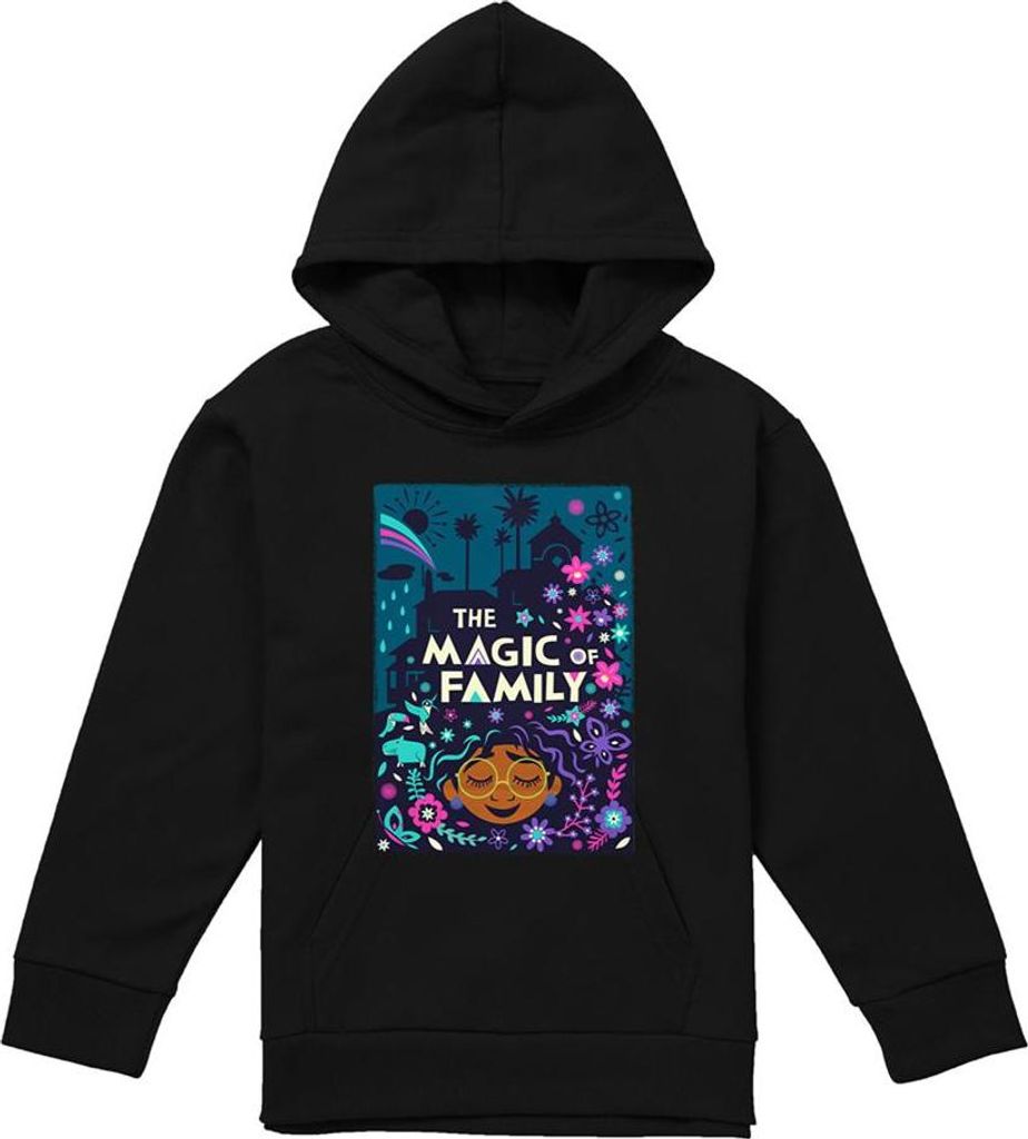 Encanto - "The Magic Of Family" Kapuzenpullover für Kinder TV22243 (152-158) (Schwarz)