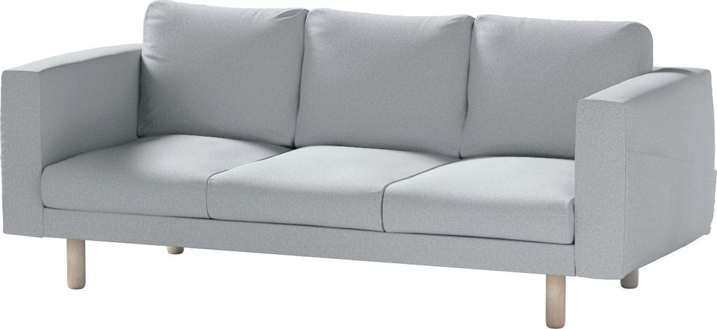 Dekoria Bezug für Norsborg 3-Sitzer Sofa, grau, Norsborg 3-Sitzer Sofabezug