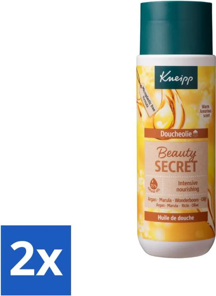 Kneipp Olio Doccia Beauty Secret: Segreto di Bellezza in Pack da 2 x 200ml