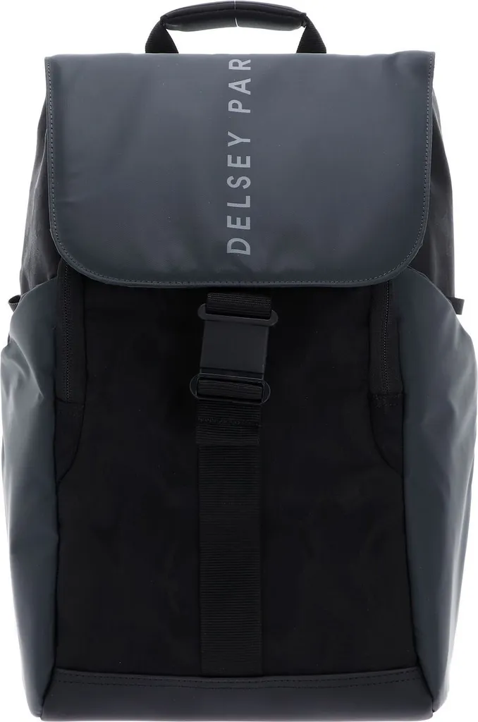 Sac à dos DELSEY Securflap 20,78L noir - Fermeture sécurisée anti-vol