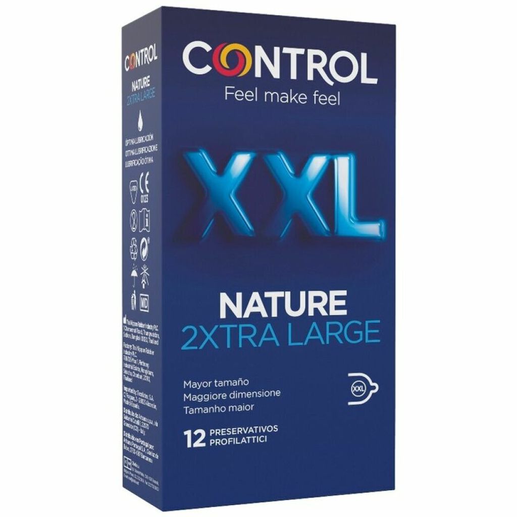 Control - Nature 2Xtra Large Xxl Kondome - 12 Einheiten Immagine del prodotto 