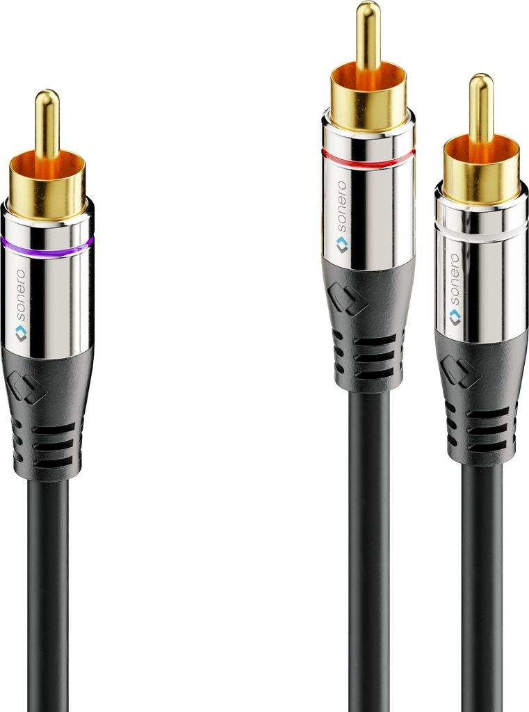 sonero S-AC900-050, RCA, Männlich, 2 x RCA, Männlich, 5 m, Produktbild 
