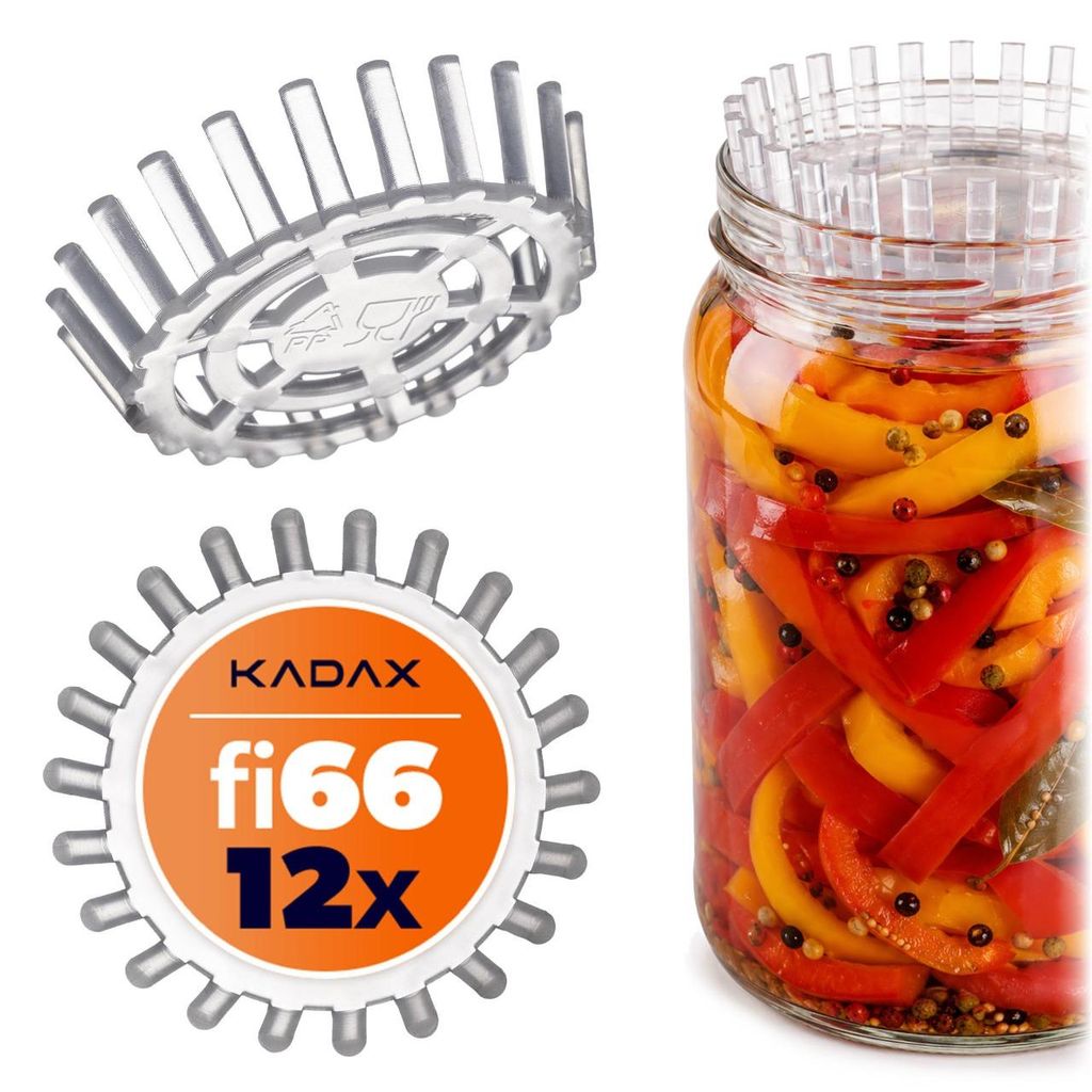 KADAX Fermentiergewichte – 12er Set, Gärhilfe fi 66 mm mit Produktbild 