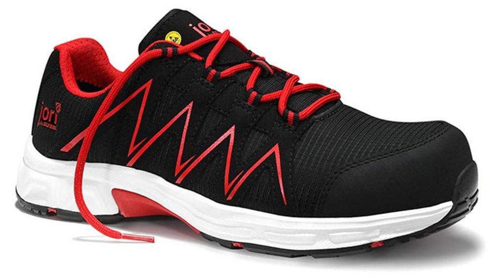 Sicherheitshalbschuh jo_SPEEDY black-red Low ESD S3, Gr. 42 Produktbild 