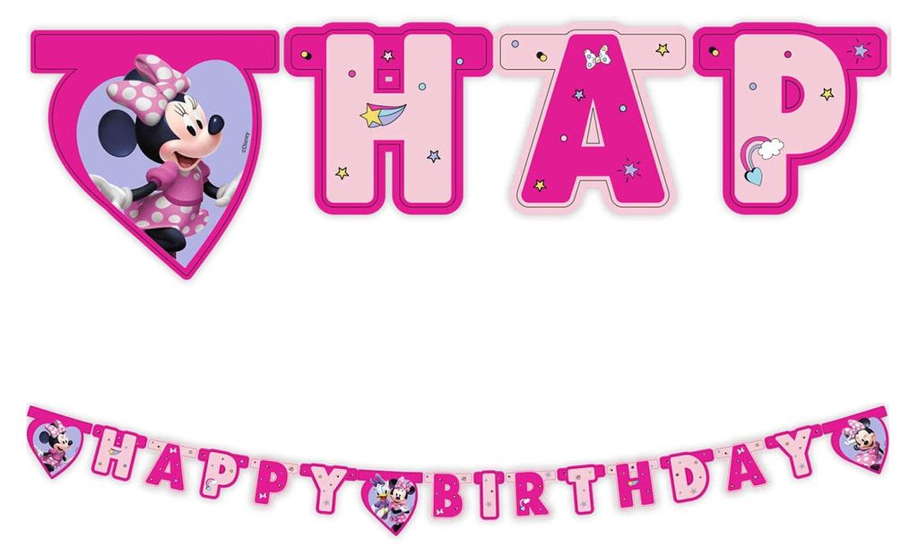 Girlande Happy Birthday Minnie -