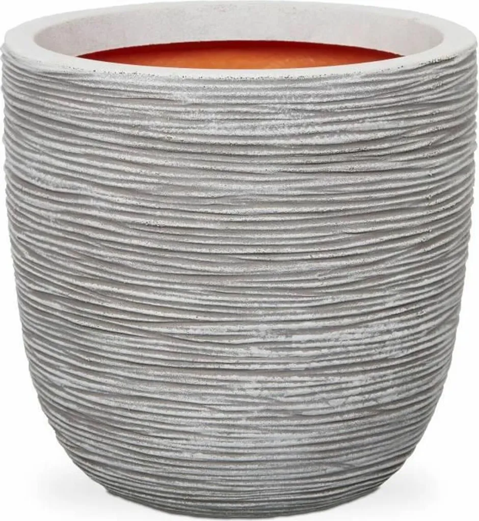 Pot de fleurs carré Capi Europe 35 cm - Bac à plantes design plastique