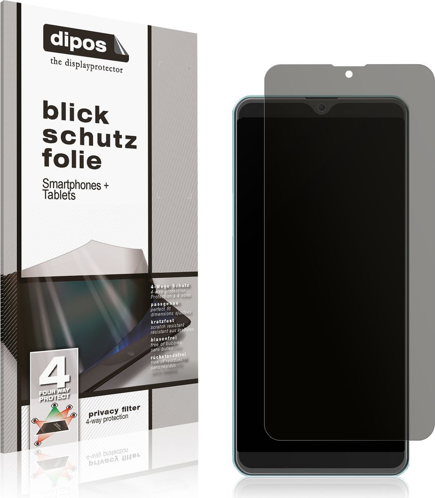 Blickschutzfolie für xGody Y13 Pro matt Schutzfolie Folie Display Schutz dipos