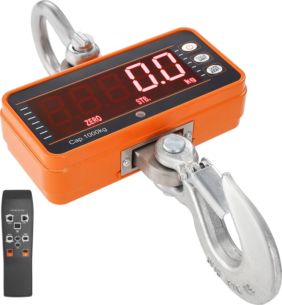 Peson suspendu robuste 1000 kg - Balance de chantier électronique LED