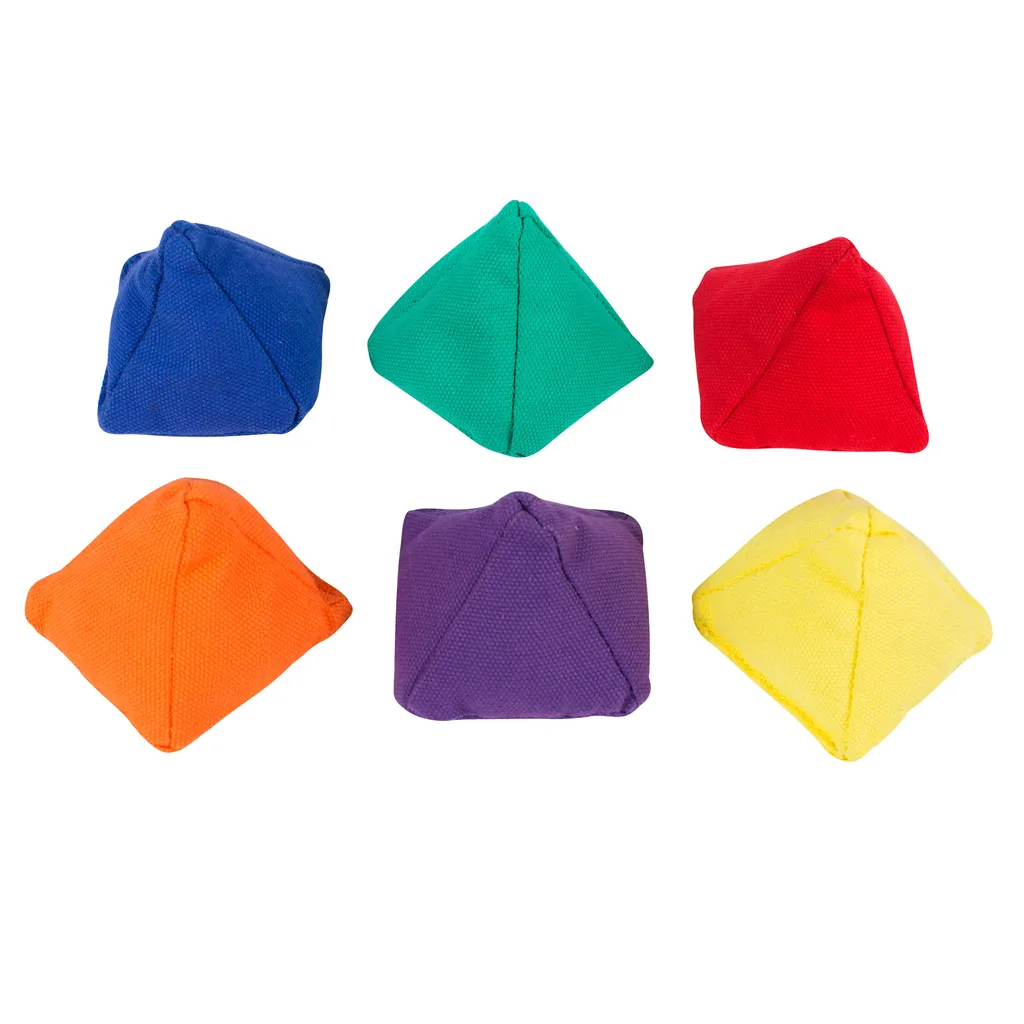 Sachets Pyramide Spordas anti-roulement pour réussir vos jeux de précision