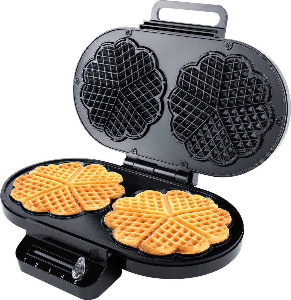 Steba WE 2 Gaufrier double lampe de contrôle rabattable Image du produit 