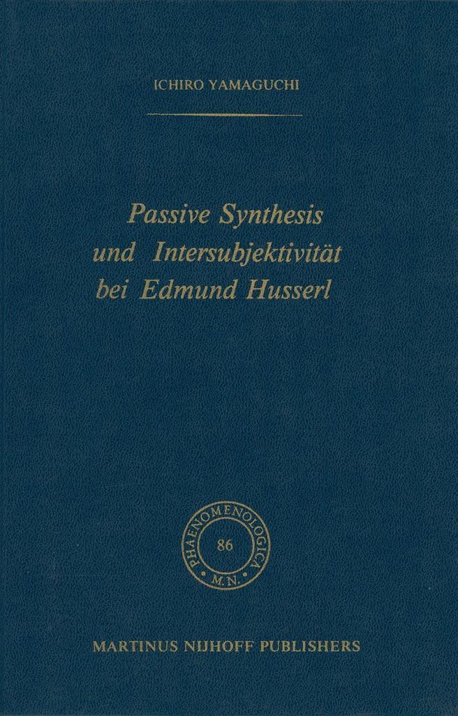 Passive Synthesis und Intersubjektivität bei Edmund Husserl