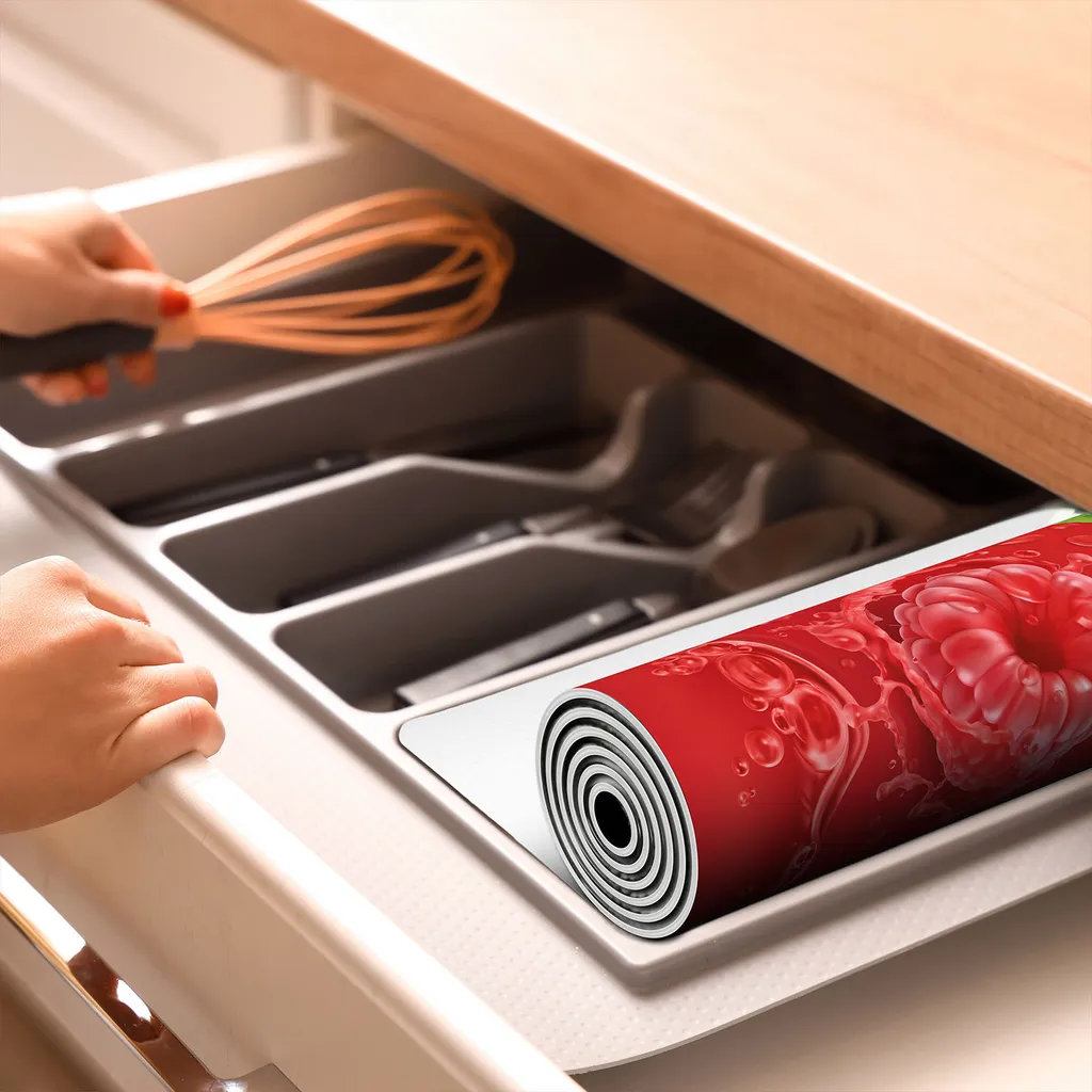 Tappetino Protettivo DarHaus 90x52 Rosso Lampone per Cucina Moderna - 4