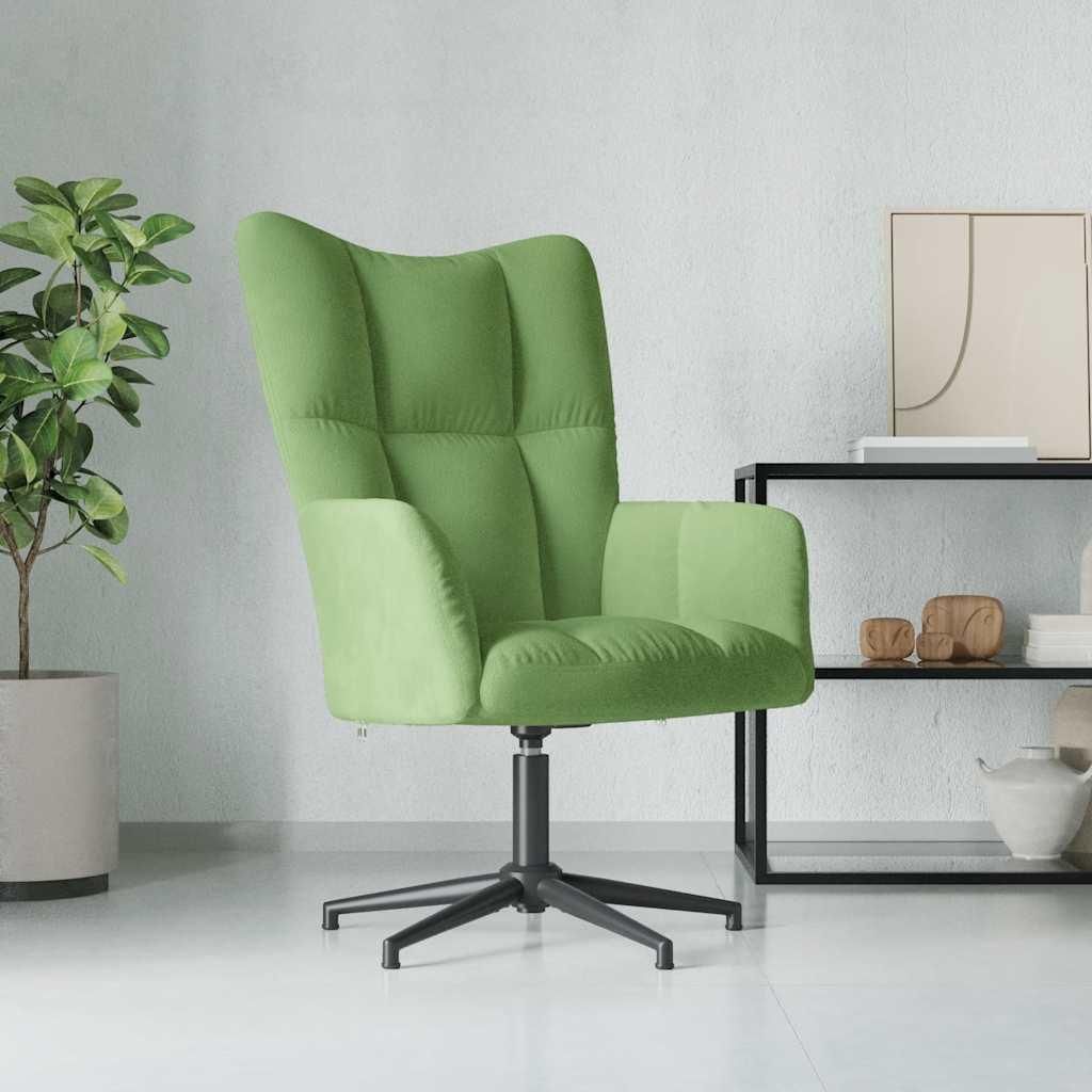 Möbel Relaxsessel Hellgrün Samt - Fernseh- & Relaxsessel 328098