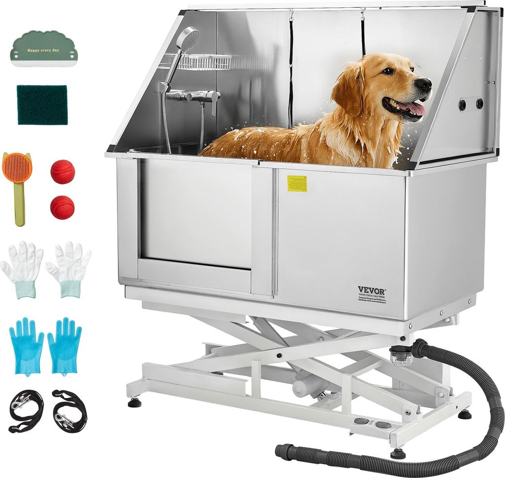 VEVOR Elektrische Hundewaschstation mit Hebefunktion, 127 Produktbild 