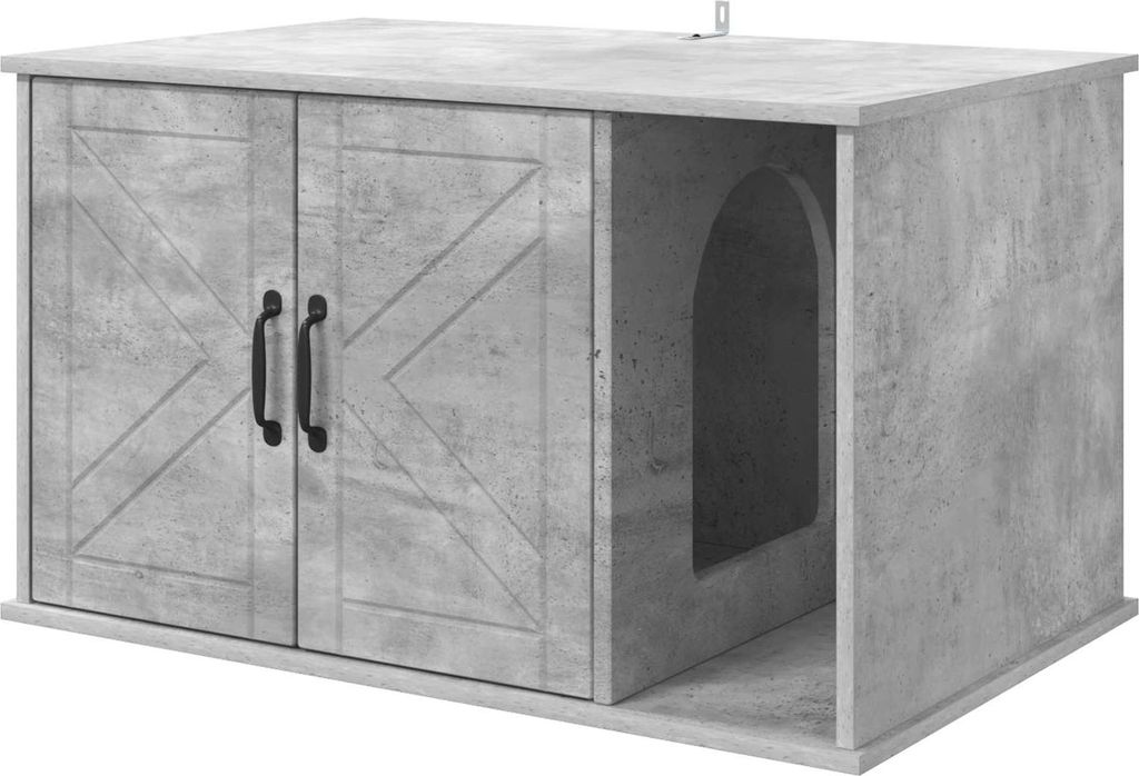 Katzenhaus Beton 85 x 55 x 50 cm Holzwerkstoff