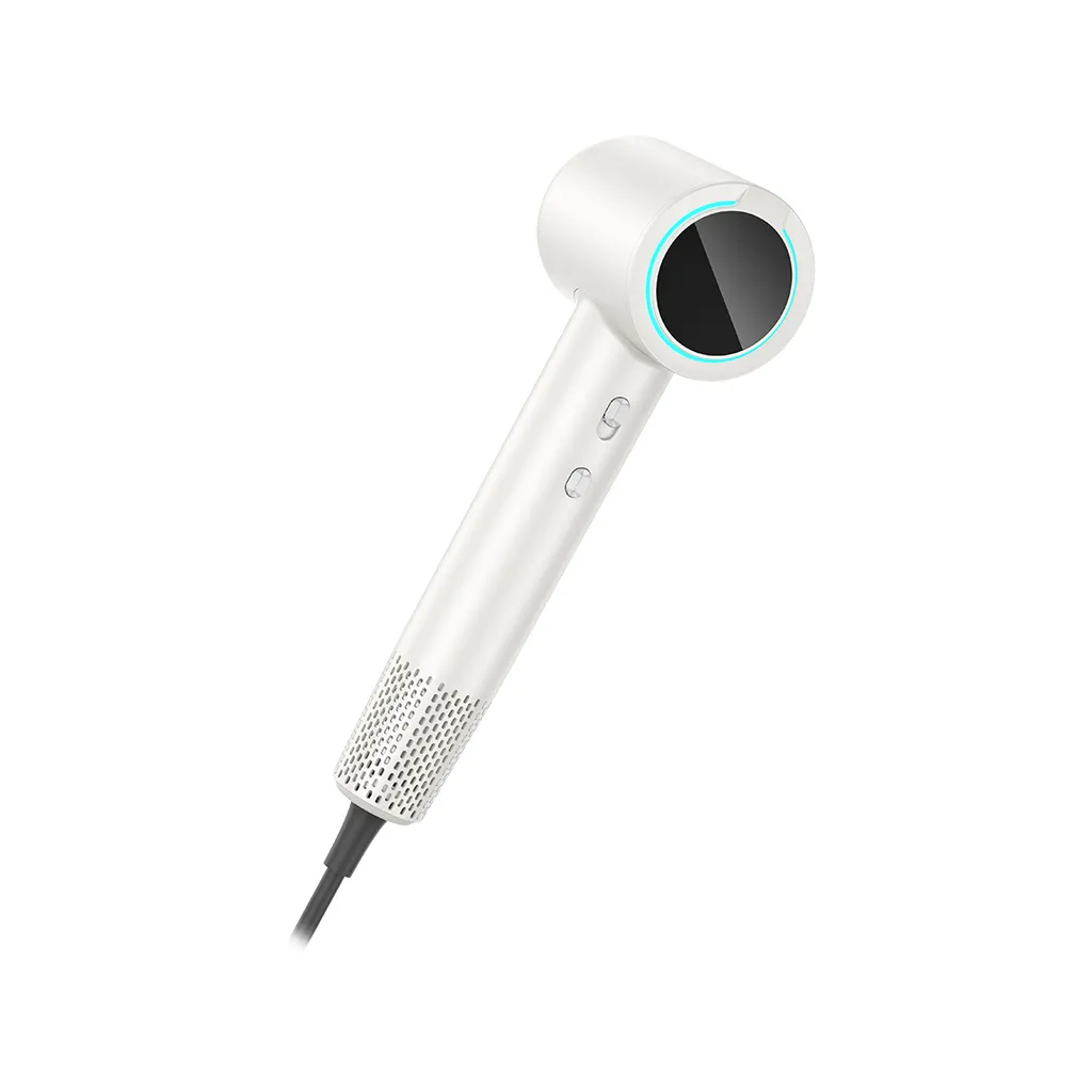 Sèche-cheveux XO CF29 1450W blanc avec buse de précision et séchage doux
