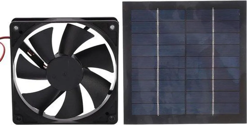 Kit Aération Solaire 20W pour Poulailler et Garage sans Électricité