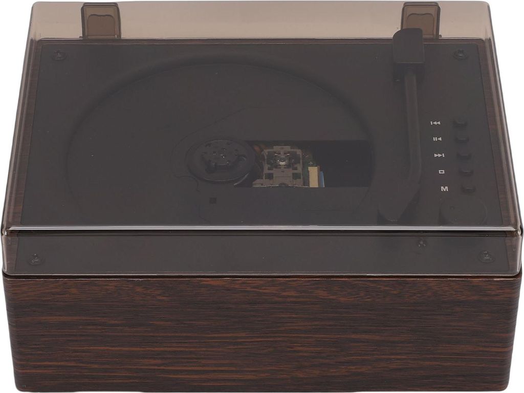 Vintage CD-Player Bluetooth 5.1 Doppellautsprecher Tragbarer Retro-CD-Player USB-Anschluss AUX-Eingang Kopfhöreranschluss für Zuhause und Auto Wa...