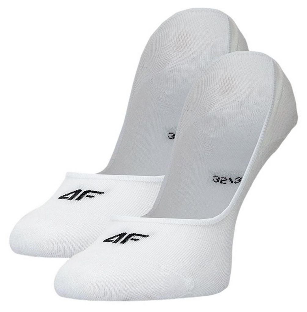 4F - "F472" Liner Socken für Damen(2er-Pack) PP1159 (34 EU - 38 EU) (Weiß)