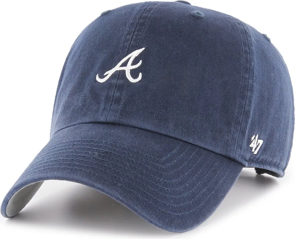 Casquette 47 Brand Atlanta Braves Base Runner Bleu Marine Ajustable