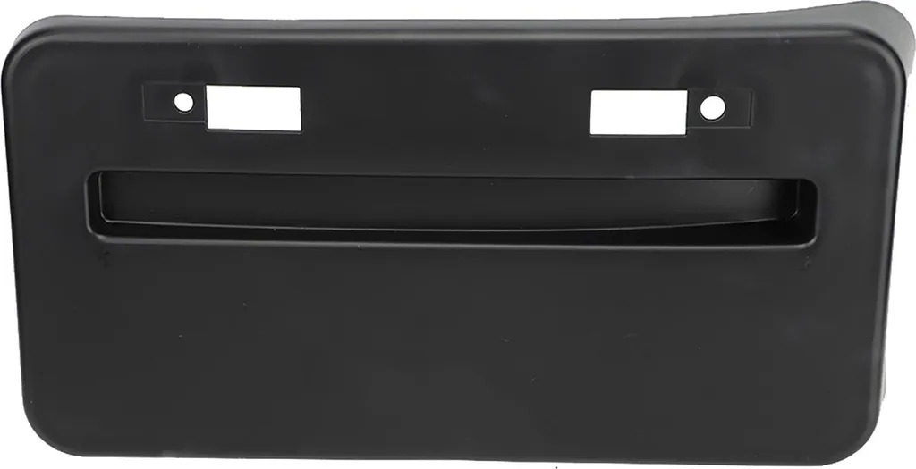 Support de plaque d'immatriculation discret noir mat pour activités
