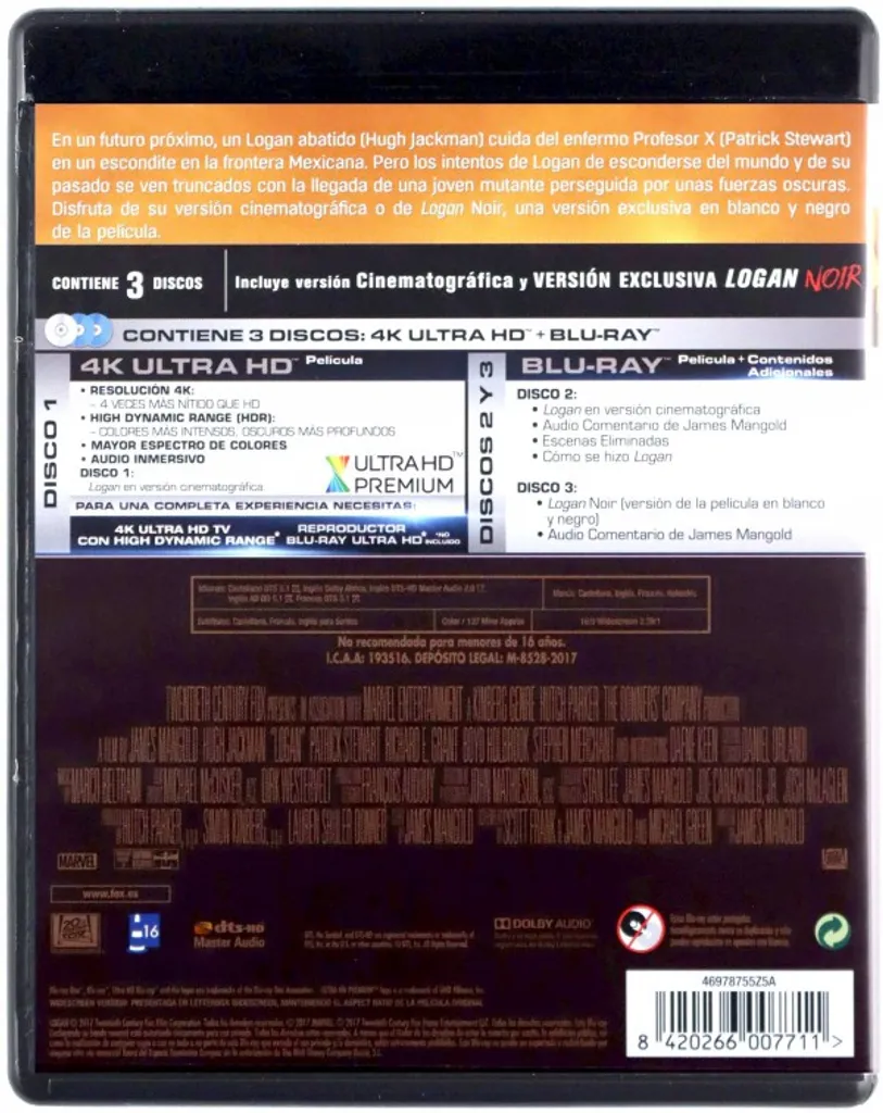 Logan The Wolverine Blu-ray 4K pour Home Cinéma : Immersion 4K et HDR - 2