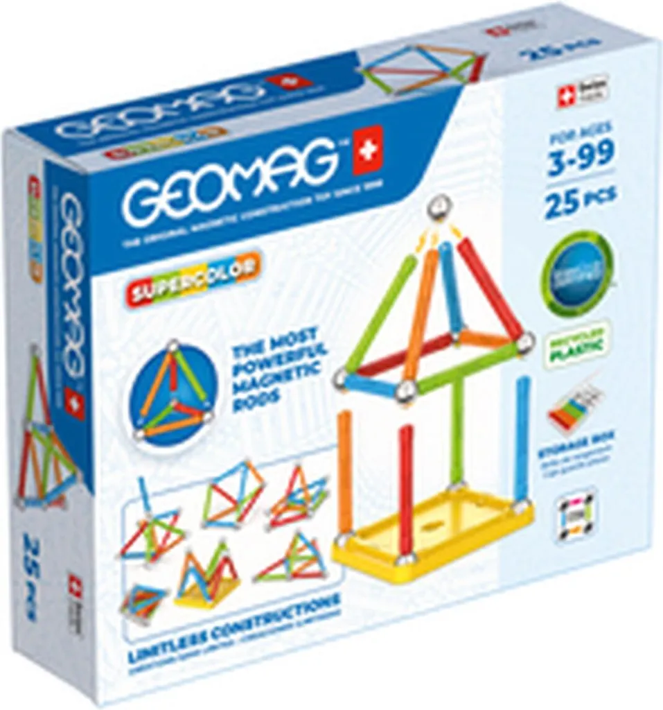 Activités STEM avec Geomag 25 Pièces Kit de construction aimanté