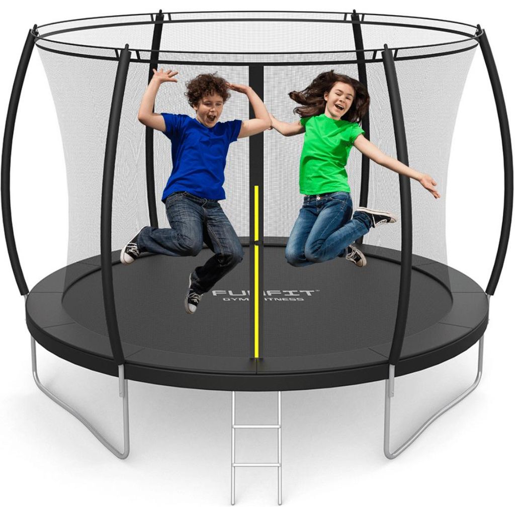 Trampolina ogrodowa dla dzieci 10FT 312cm FUNFIT z siatką Zdjęcie produktu 
