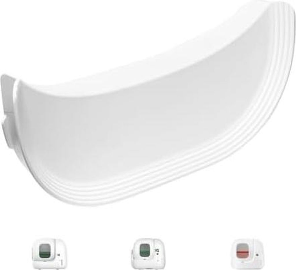 PETKIT Erhöhte Schwelle für PuraMax 2 Selbstreinigende Katzentoilette, Anti-Leck Urin- und Katzenstreuabweiser für PuraMax,Erhöht die Schwelle ...