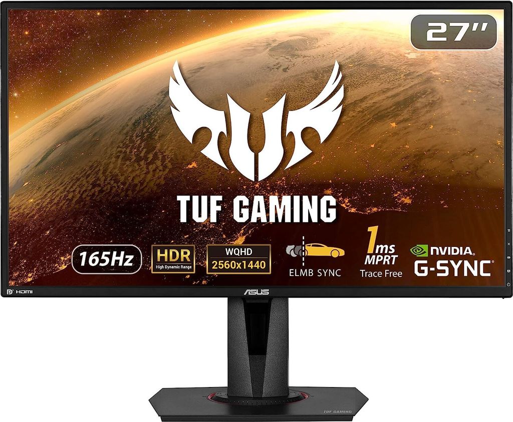 ASUS TUF Gaming VG27AQZ, 68,6 cm (27"), 2560 x 1440 Pixel, Produktbild 