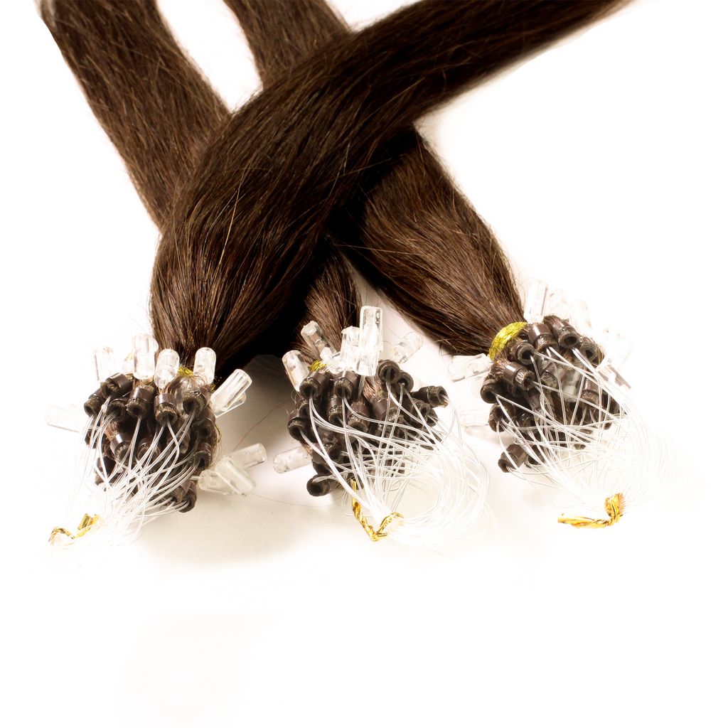 hair2heart Microring Extended capelli umani lisci - 25 Immagine del prodotto 