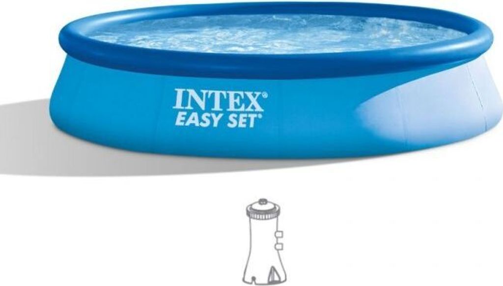 Ø 396 x 84 cm Intex Easy Set Ronde Piscine avec pompe Image du produit 