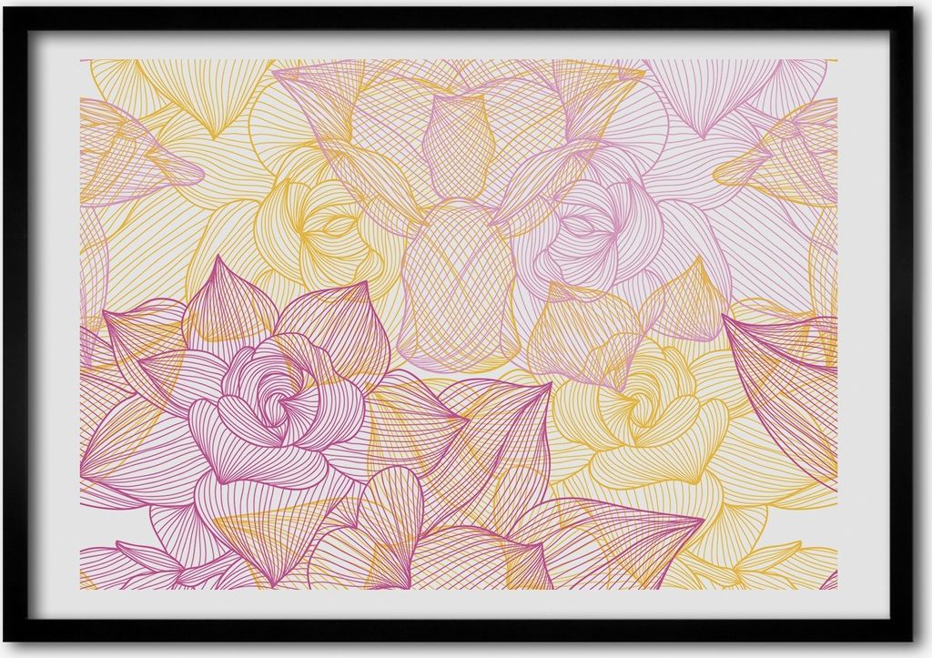 Bild - Bilder - Bilderrahmen - 70 cm x 50 cm - MDF-Rahmen, Produktbild 