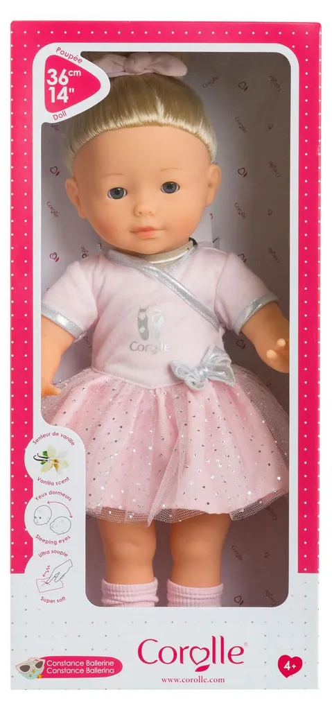 Poupée souple Ma Corolle Babypuppet Ballerina avec Yeux Dormeurs Brun