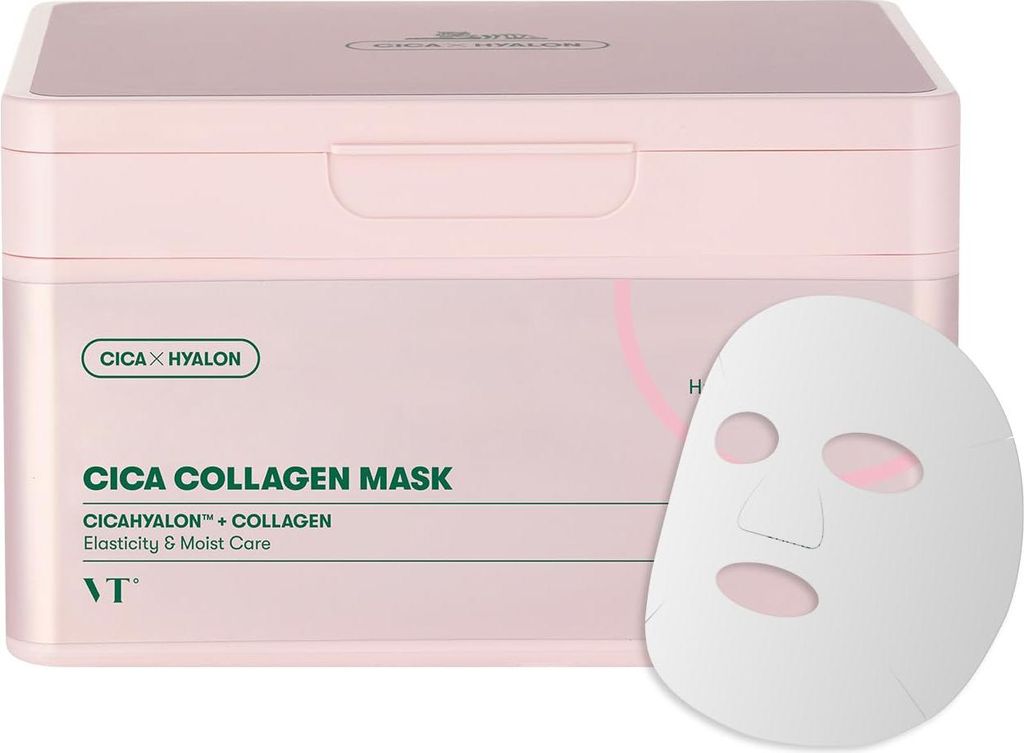 VT COSMETICS - Cica Collagen Mask, 30 szt Produktbild 