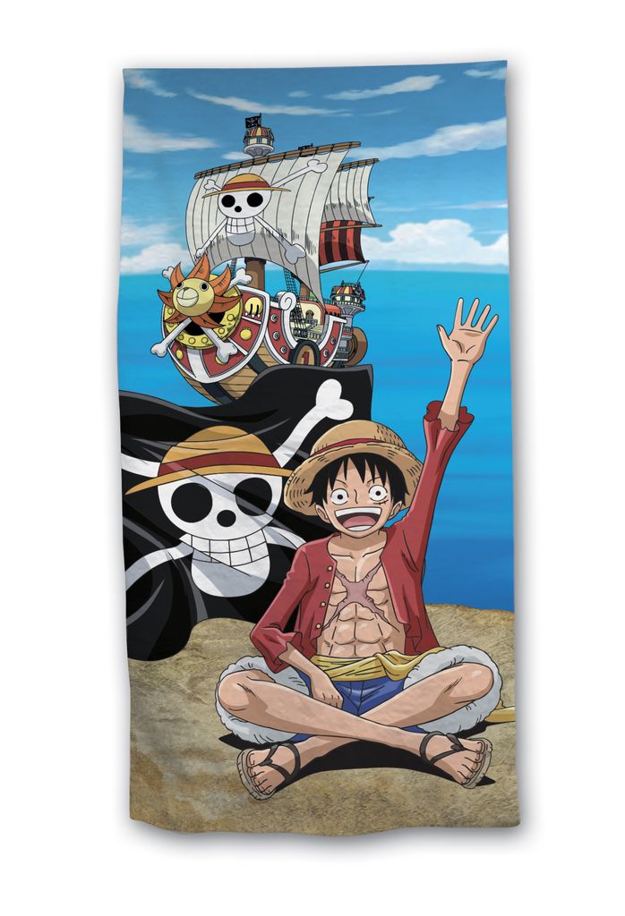 Telo mare One Piece 70 x 140 cm per bambini Perfetto Immagine del prodotto 