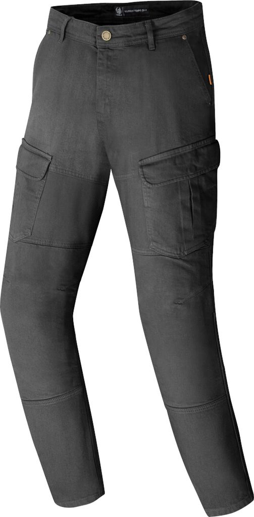 Merlin Warren D3O Cargo Motorrad Jeans, grau, 30