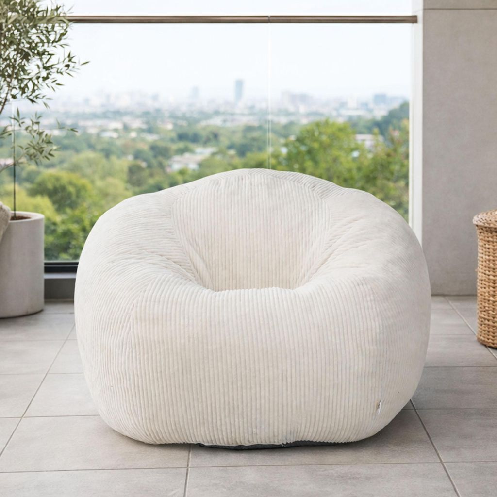 Fauteuil pouf géant pour adulte, rempli de blocs de mousse Image du produit 