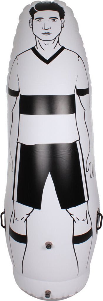 Training Dummy Trainingspuppe, aufblasbar weiß-schwarz Produktbild 