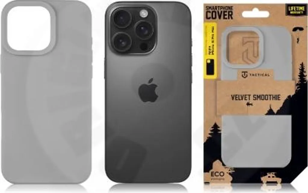 Housse iPhone 16 Pro Max Tactical Velvet Smoothie Soft Touch Foggy