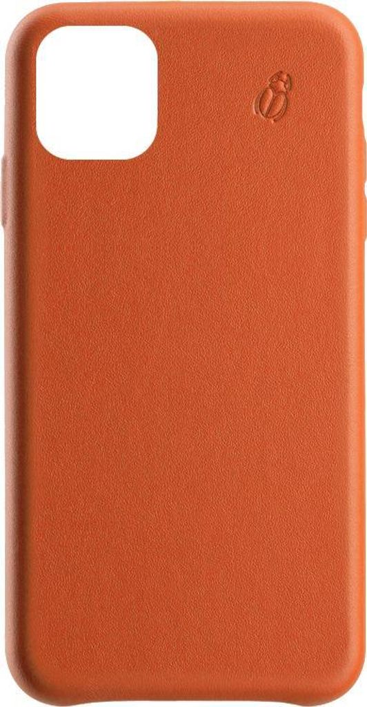 Coque pour iPhone 11 Premium Cuir Orange Beetlecase Image du produit 