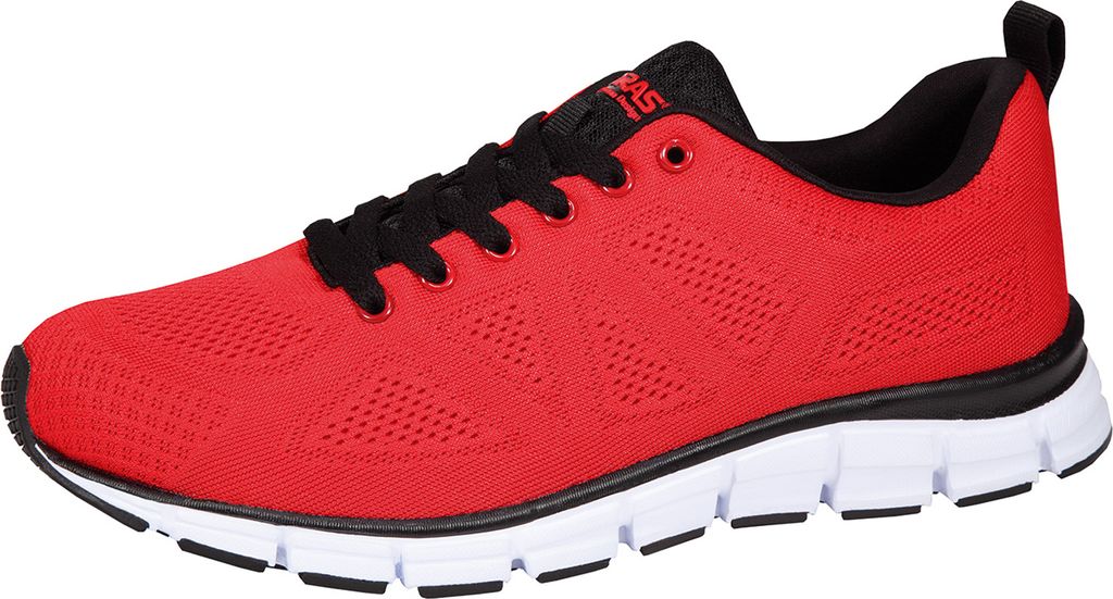 BORAS Sneaker in Übergrößen Rot 5203-0077 große Herrenschuhe, Größe:47