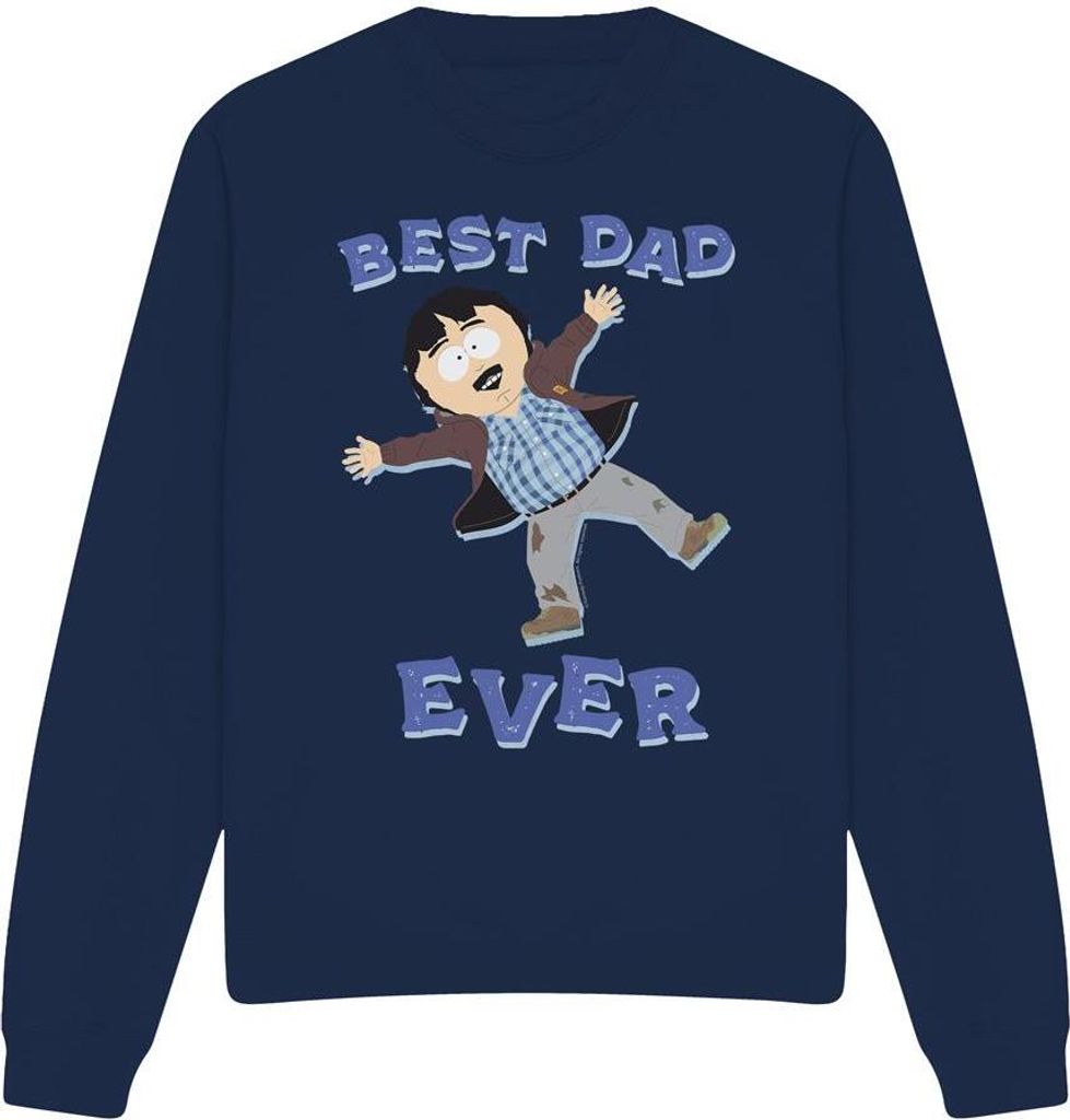 South Park - "Best Dad Ever" Sweatshirt für Herren/Damen Uni - Vatertag TV13259 (XL) (Marineblau)