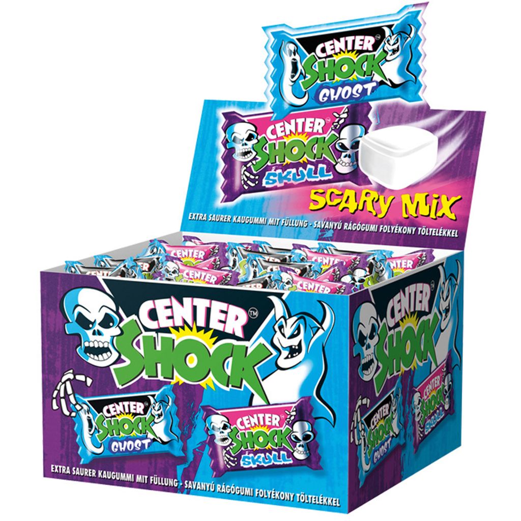 Center Shock Scary Mix extra saures Kaugummi 2 Grusel Obrázek produktu 