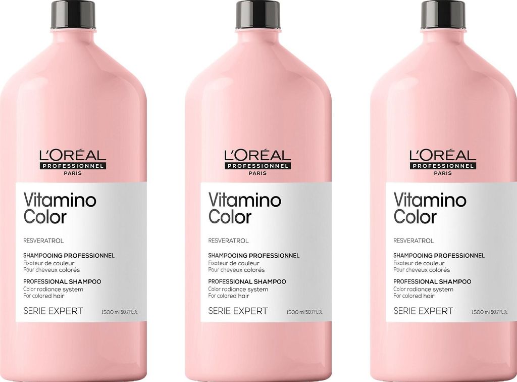 Vitamino Color Resveratrol Shampoo 3x1500 ml