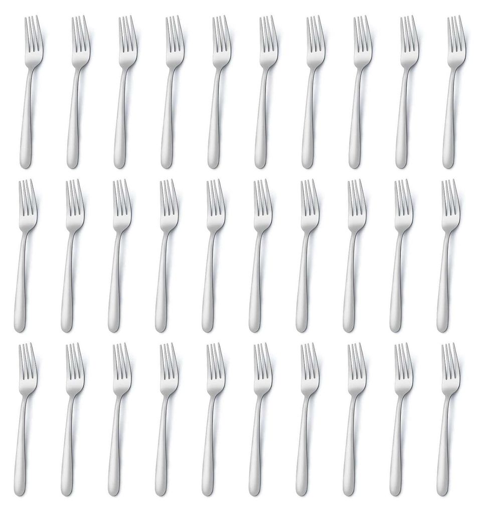 Gabeln, 36 Stück Edelstahl Gabel Set, 7,1", Spülmaschinenfest, Tafelgabeln für Haus Küche & Restaurant