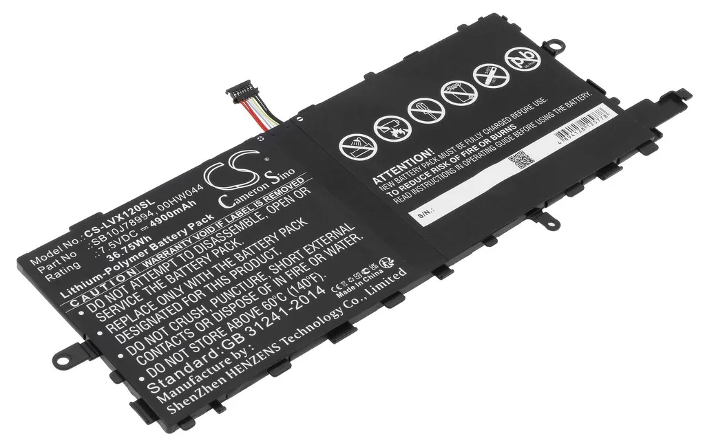 Réparer Autonomie Lenovo ThinkPad X1 Tablet - Batterie Neuve Techtek